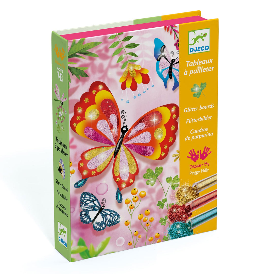 Djeco | Quadri con Brillantini Colorati - Glitter Butterflies DJ09503