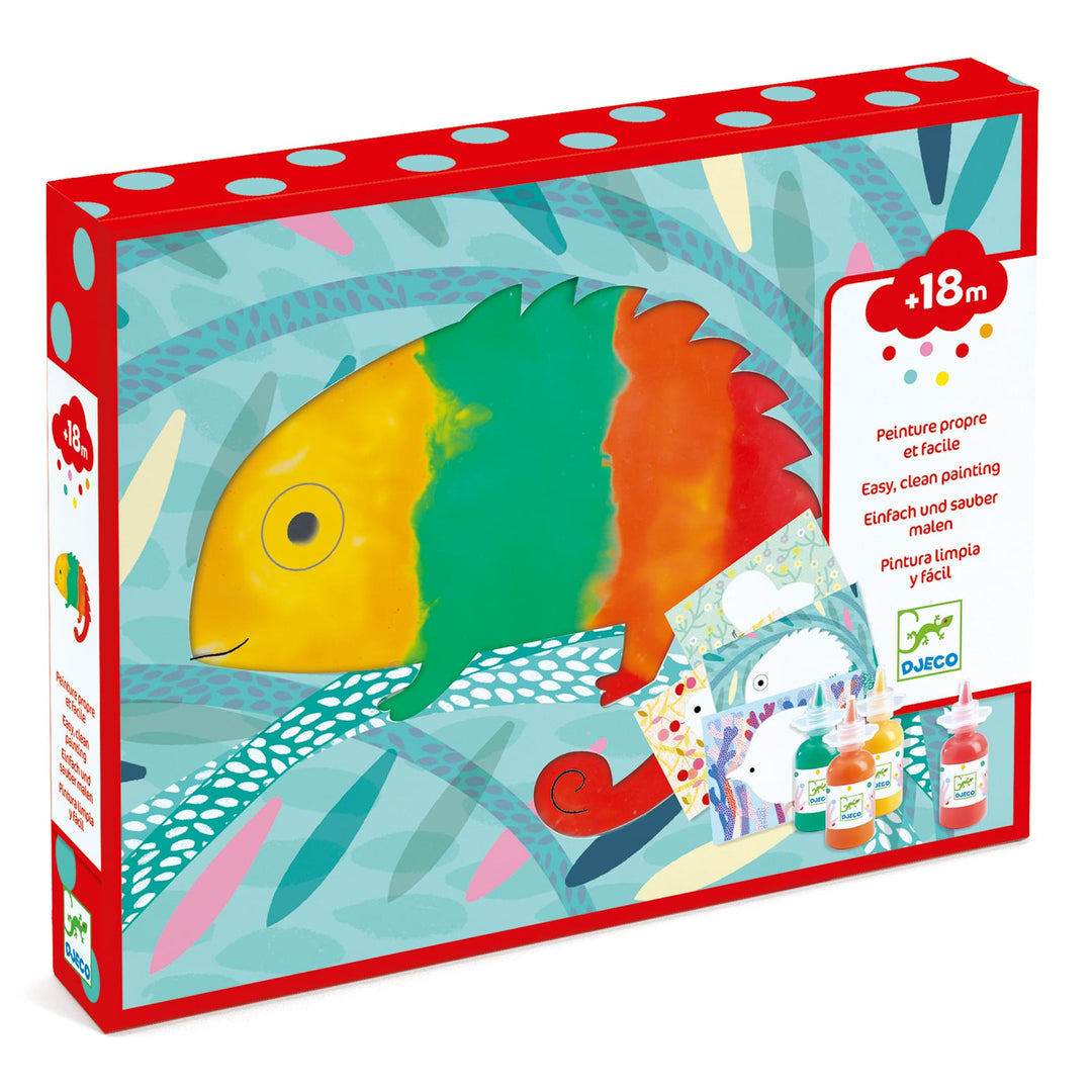 Djeco | Primo Kit di Pittura, 18 mesi + Squirt and Spread DJ09878