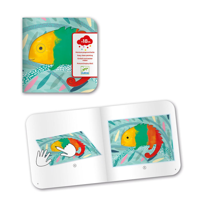 Djeco | Primo Kit di Pittura, 18 mesi + Squirt and Spread DJ09878