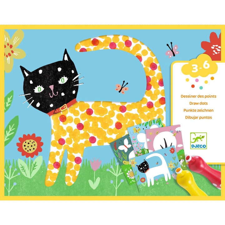 Djeco | Primo Kit Colorare con i Pois / Small Dots, 18 mesi + DJ09887