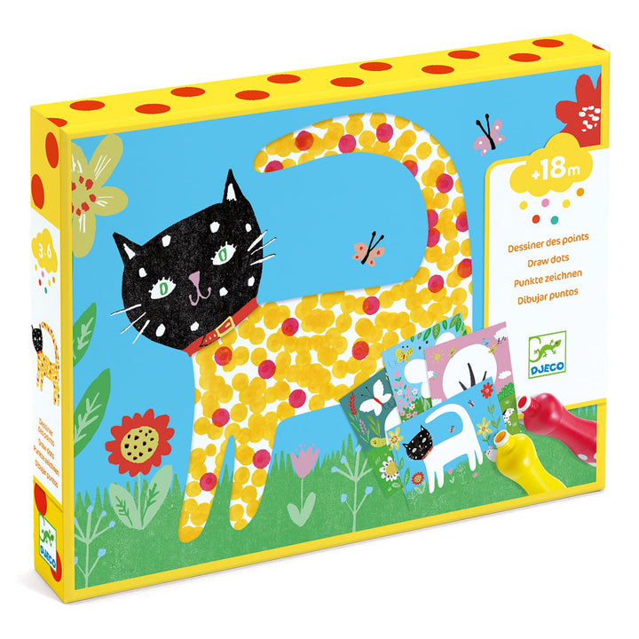 Djeco | Primo Kit Colorare con i Pois / Small Dots, 18 mesi + DJ09887