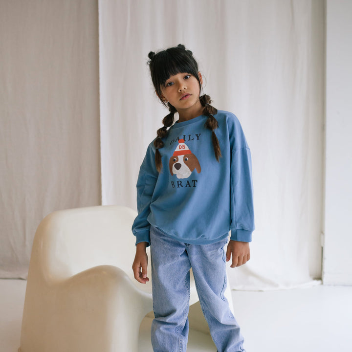 Daily Brat | Felpa calda cotone bio Quirky Dog, Bambini