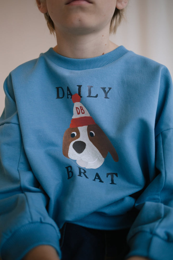 Daily Brat | Felpa calda cotone bio Quirky Dog, Bambini
