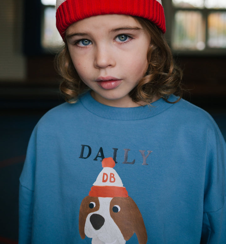 Daily Brat | Felpa calda cotone bio Quirky Dog, Bambini