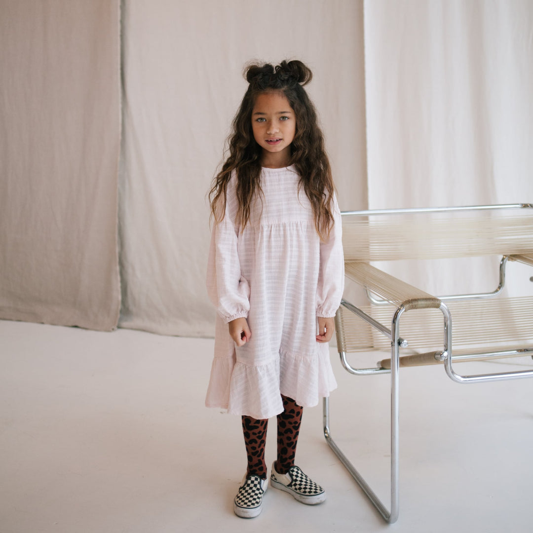 Daily Brat | Abito cotone Taylor Soft Pink, Bambina