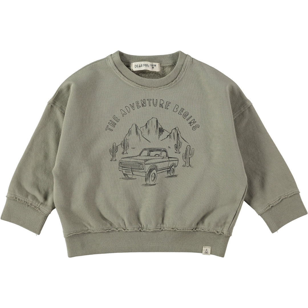 Dear Mini | Felpa calda in cotone bio Adventure Nopal per bambini