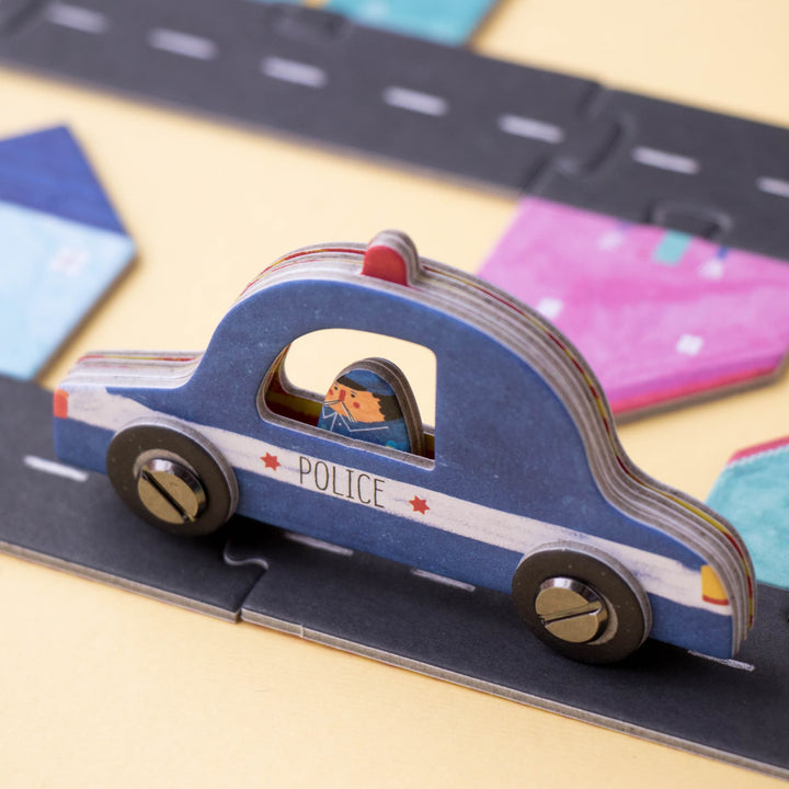 Gioco e Puzzle Strade e Macchine - Roads 136pz, 4 Anni + | Londji