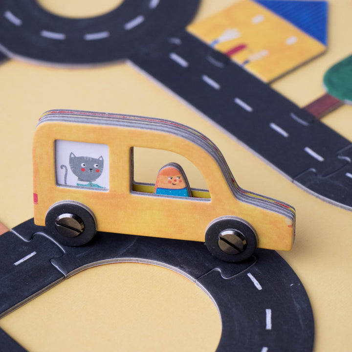 Gioco e Puzzle Strade e Macchine - Roads 136pz, 4 Anni + | Londji
