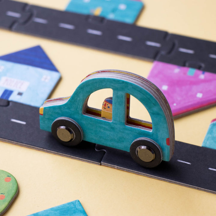 Gioco e Puzzle Strade e Macchine - Roads 136pz, 4 Anni + | Londji
