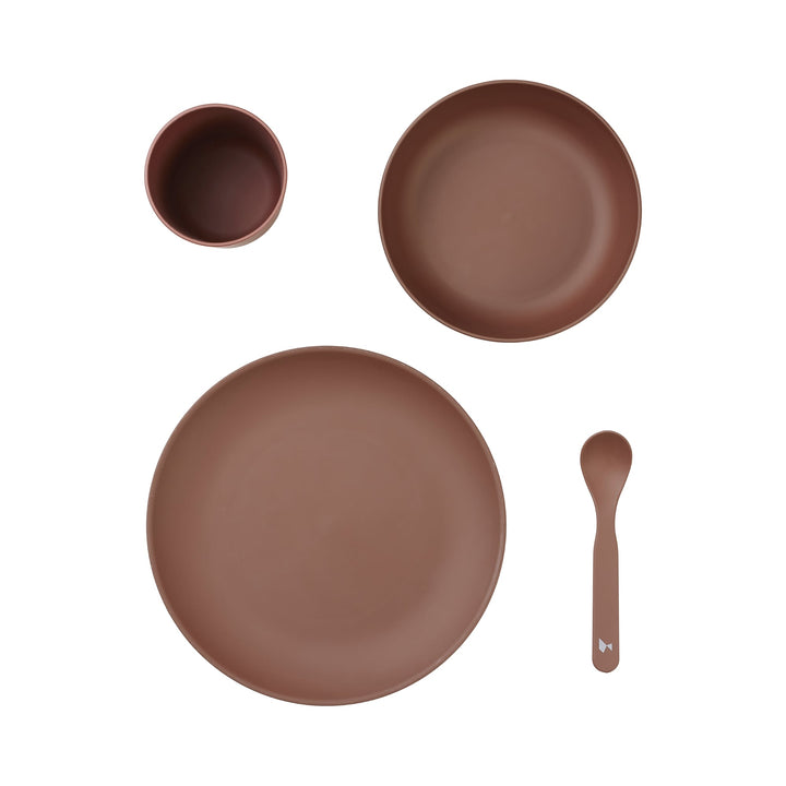 Fabelab | Set Prima Pappa in Bio Plastica, 4 Colori - Mealset Eco PLA