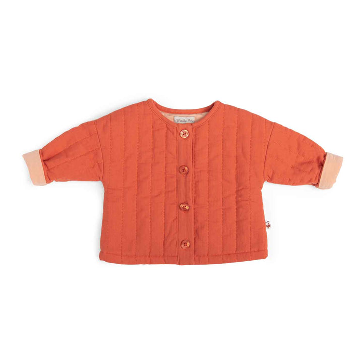 Moulin Roty | Giacca leggera in cotone arancione, Hermione Bord de mer