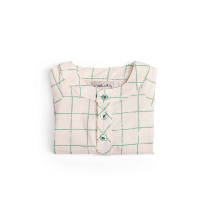 Moulin Roty | Camicia in cotone bio a quadretti, Hyacynthe Bord de mer