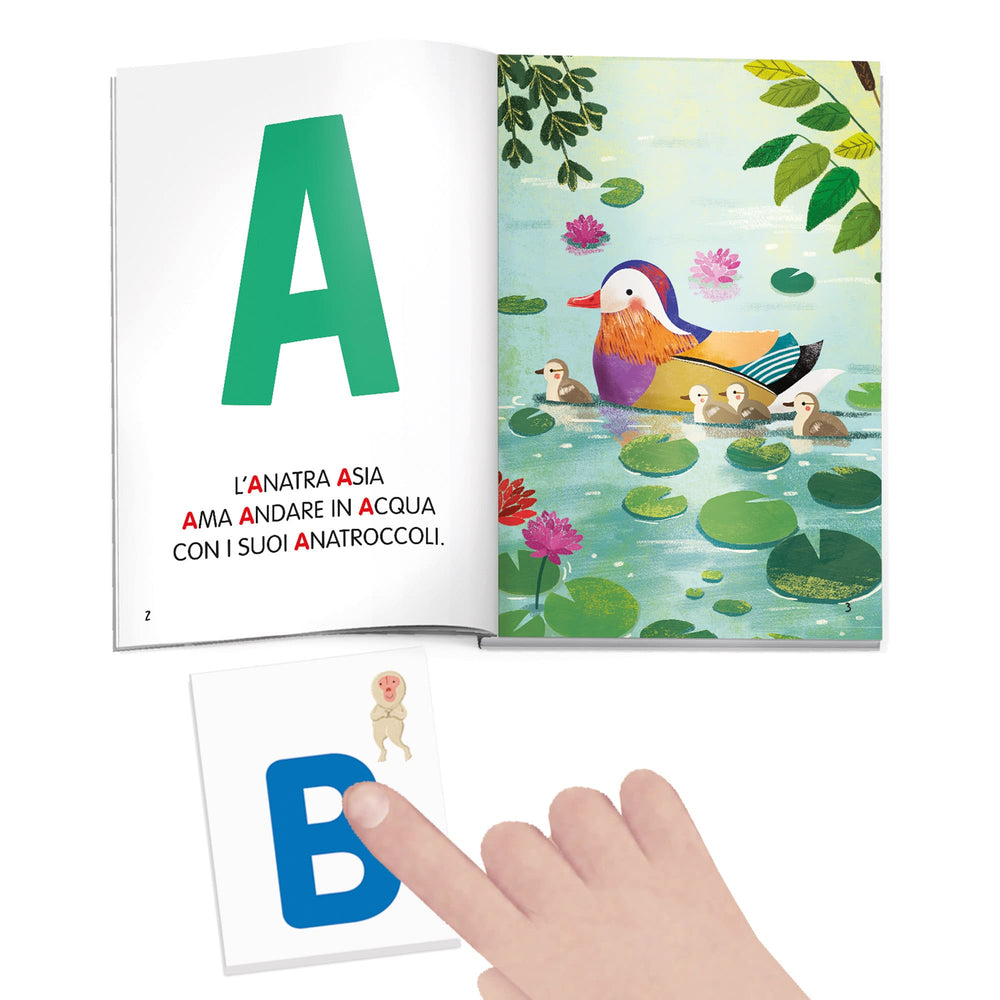Headu | Giocolibro Alfabeto e Parole Montessori, 3-6 anni