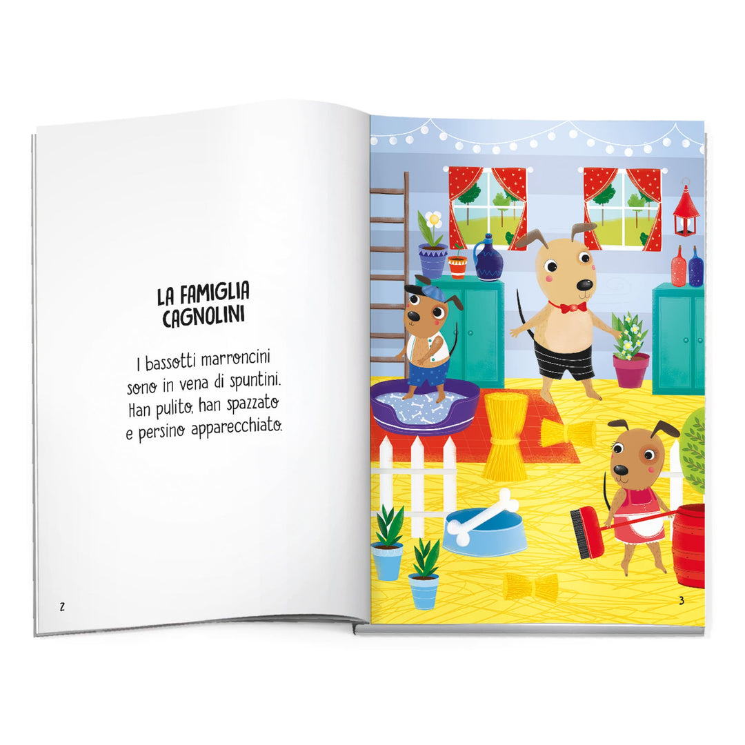 Headu | Giocolibro Allegre Famiglie, 3-6 anni