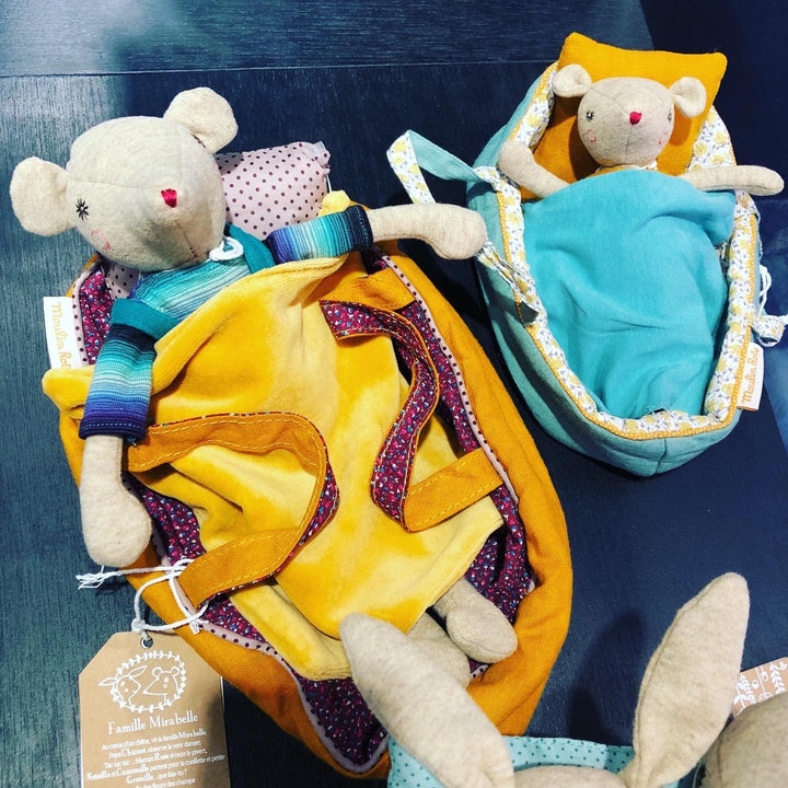 Cesta grande per peluche, Celeste