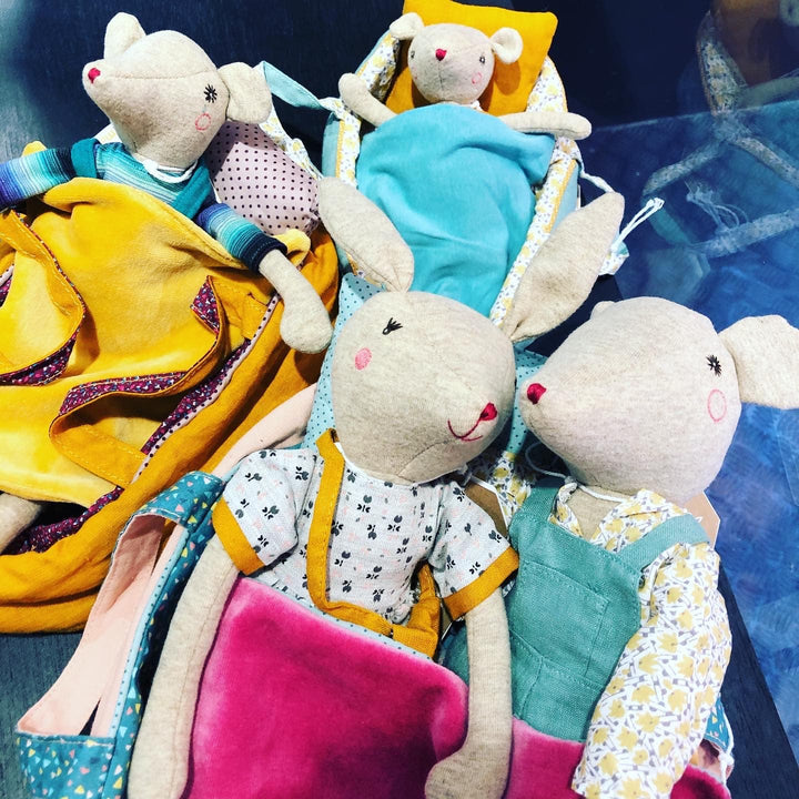 Cesta grande per peluche, Celeste