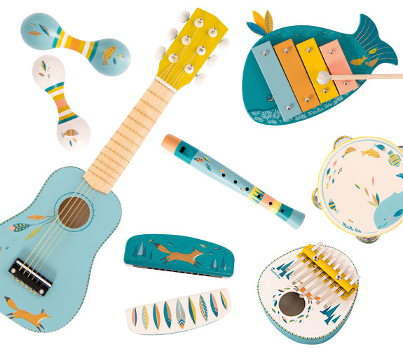 Strumenti musicali in legno per bambini Moulin Roty Shop Online Italia