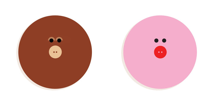 Lettera O in Legno per Cameretta Bambini  Djeco | Little Big Room Animaux Graphiques