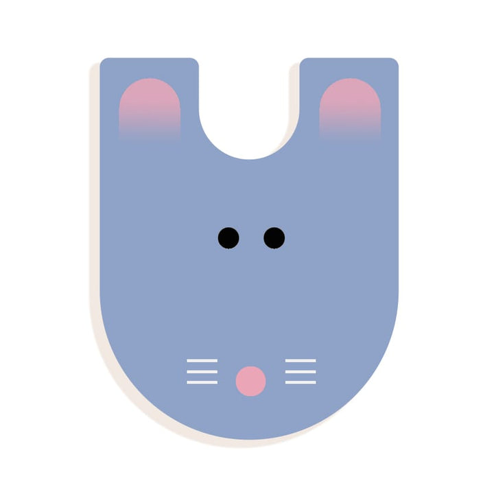 Lettera U in Legno per Cameretta Bambini  Djeco | Little Big Room Animaux Graphiques
