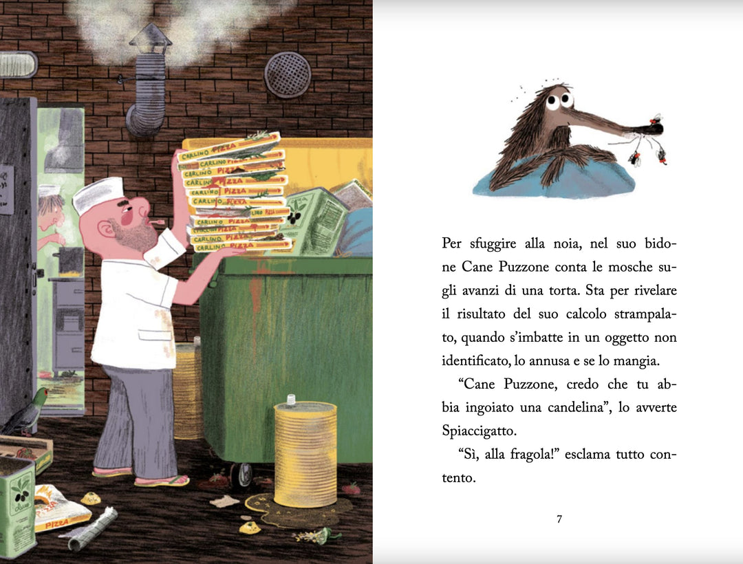 Libro Cane Puzzone Buon Compleanno Italiano  C. Gutman, M. Boutavant –  PIPI & PUPU and friends