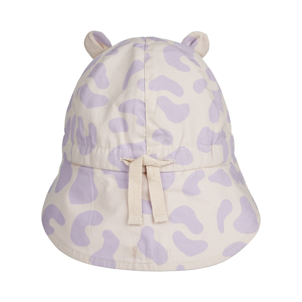 Liewood | Cappello da sole reversibile in cotone bio, Leopardato lilla