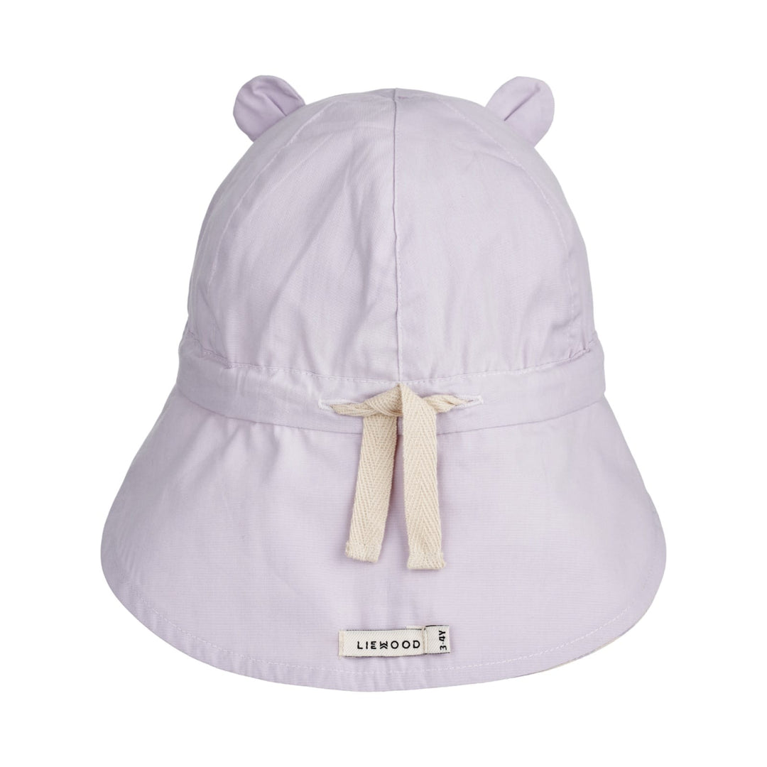 Liewood | Cappello da sole reversibile in cotone bio, Leopardato lilla
