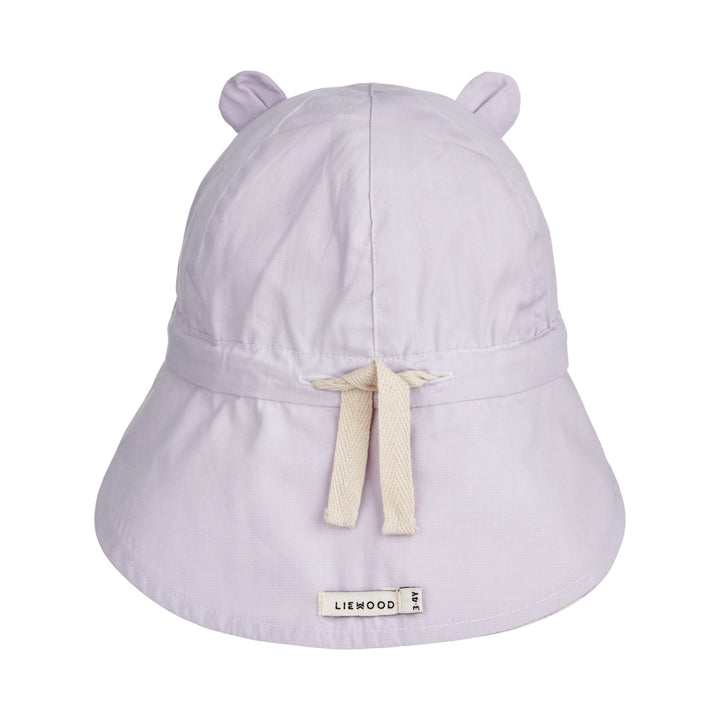 Liewood | Cappello da sole reversibile in cotone bio, Leopardato lilla