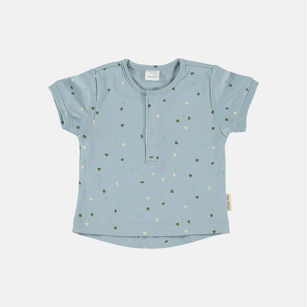 Maglietta Maniche Corte Pima Cotton per Neonati | Petit Oh