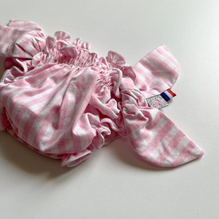 Matholie Cannes | Costume da bagno liberty in cotone Vichy rosa