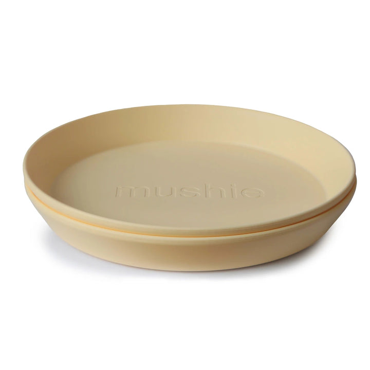 Mushie | Set 2 Piatti per Bambini, Dinner Plate Round