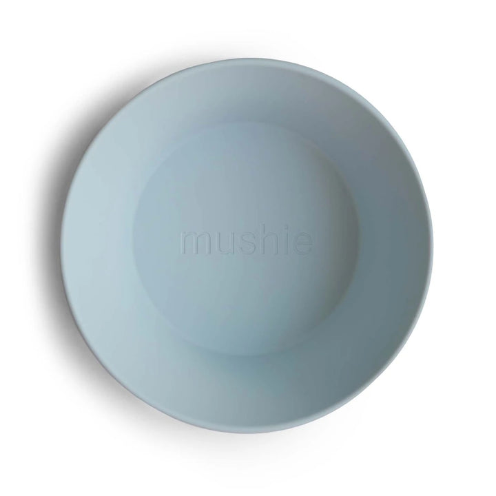 Mushie | Set 2 Ciotole per Bambini Round Bowl Powder Blue