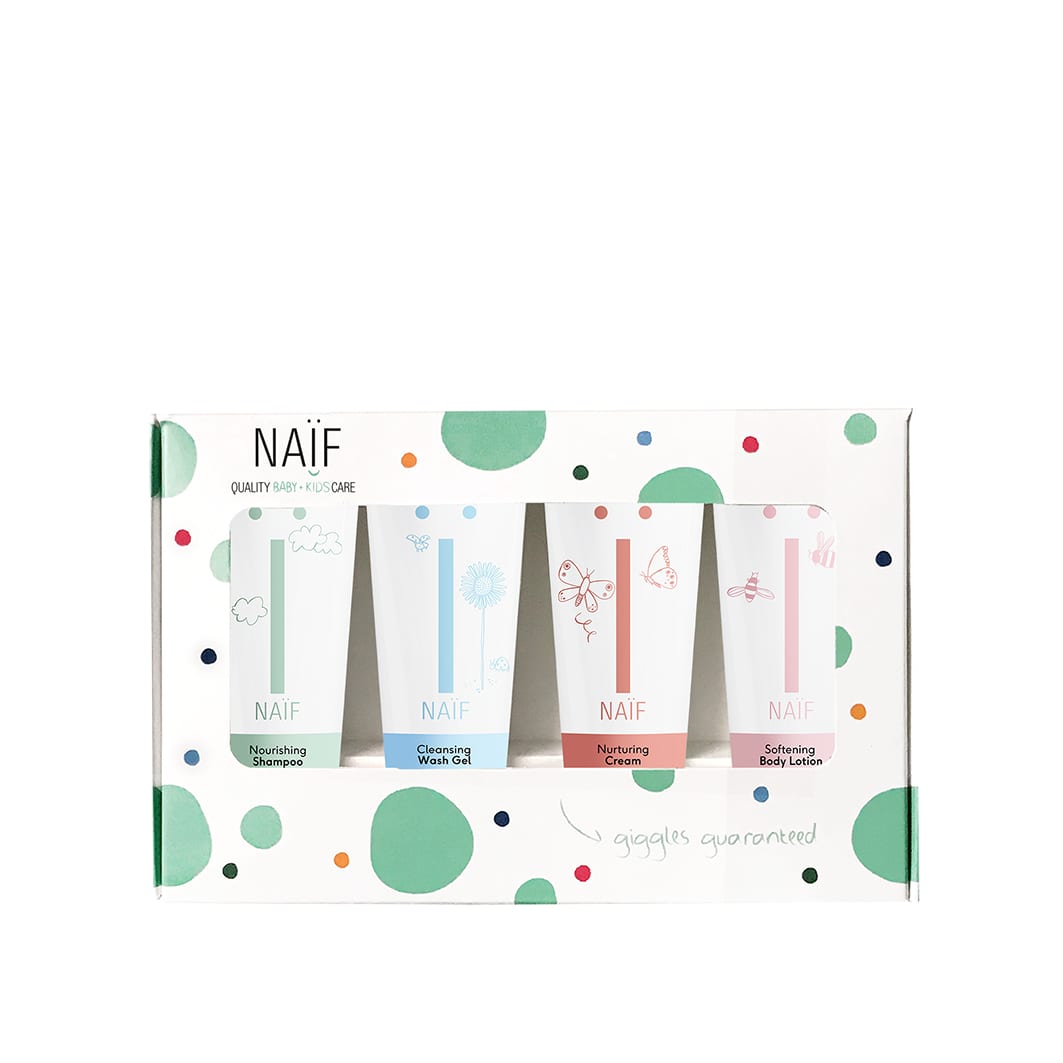 Naïf Mini Set Regalo Cosmetici Naturali per bambini | Formato viaggio