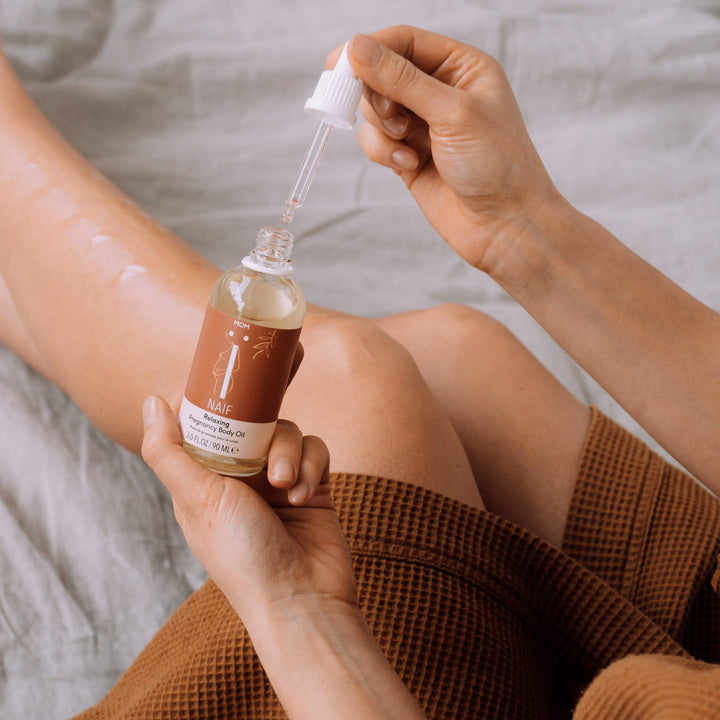 Naïf Gravidanza Olio Corpo Rilassante e Naturale | Pregnancy Body Oil