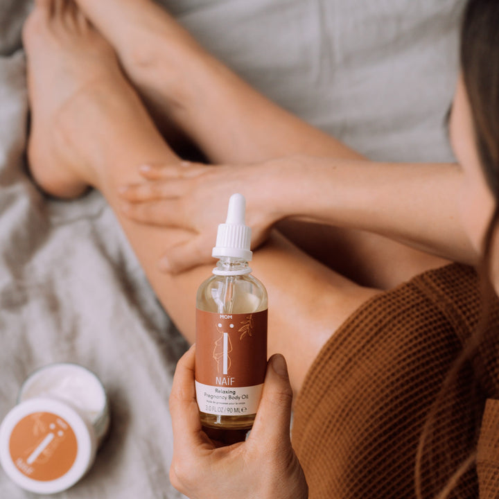 Naïf Gravidanza Olio Corpo Rilassante e Naturale | Pregnancy Body Oil