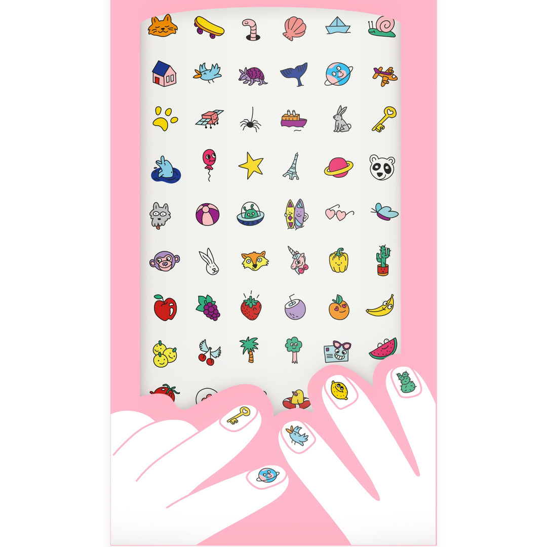 Nailmatic | Adesivi per unghie per bambini, Nail stickers Happy