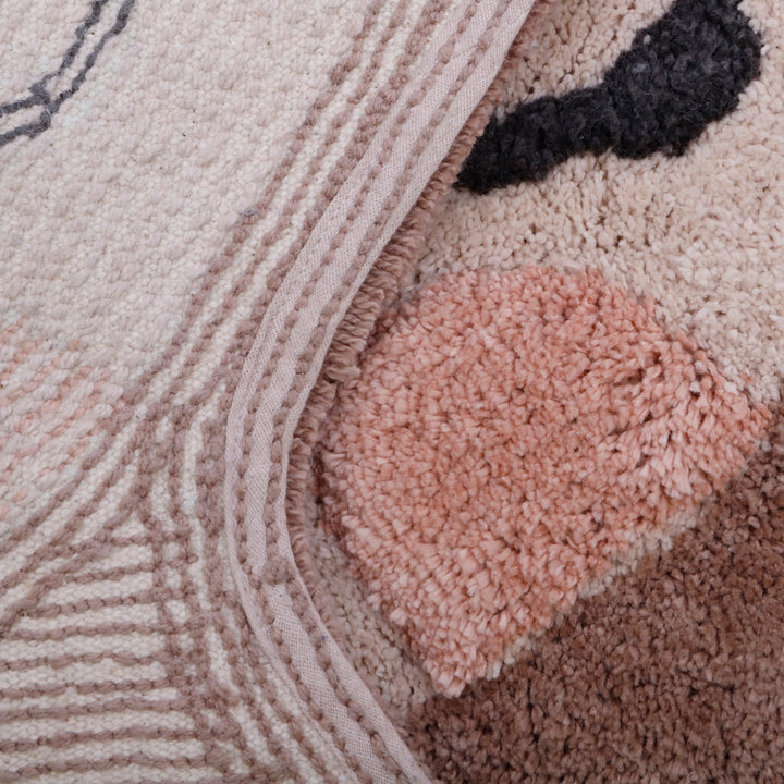 Tappeto per Bambini in Cotone Cervo 110x70 cm, Little Deer | Nattiot