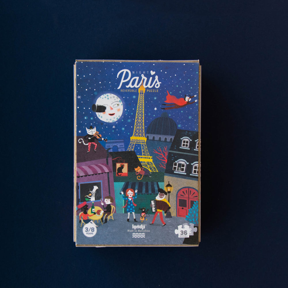 Londji | Puzzle reversibile Night & day in Paris, 36pz