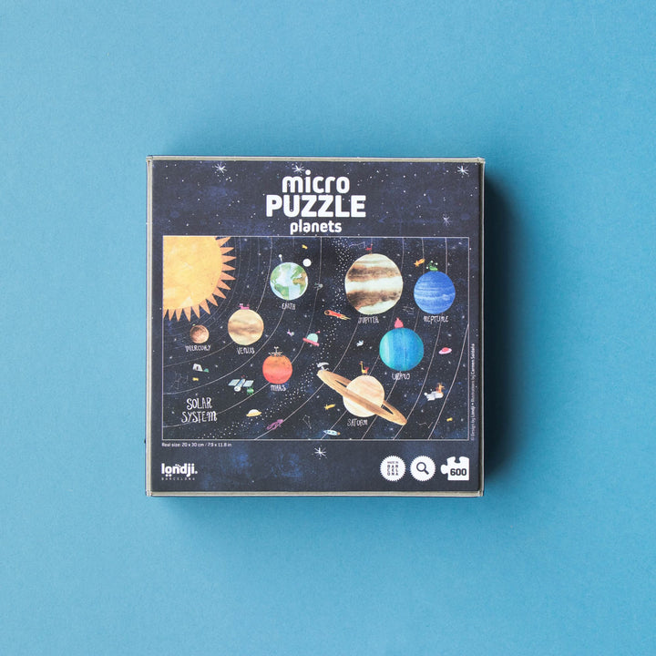 Micro puzzle tascabile I Pianeti, 600pz