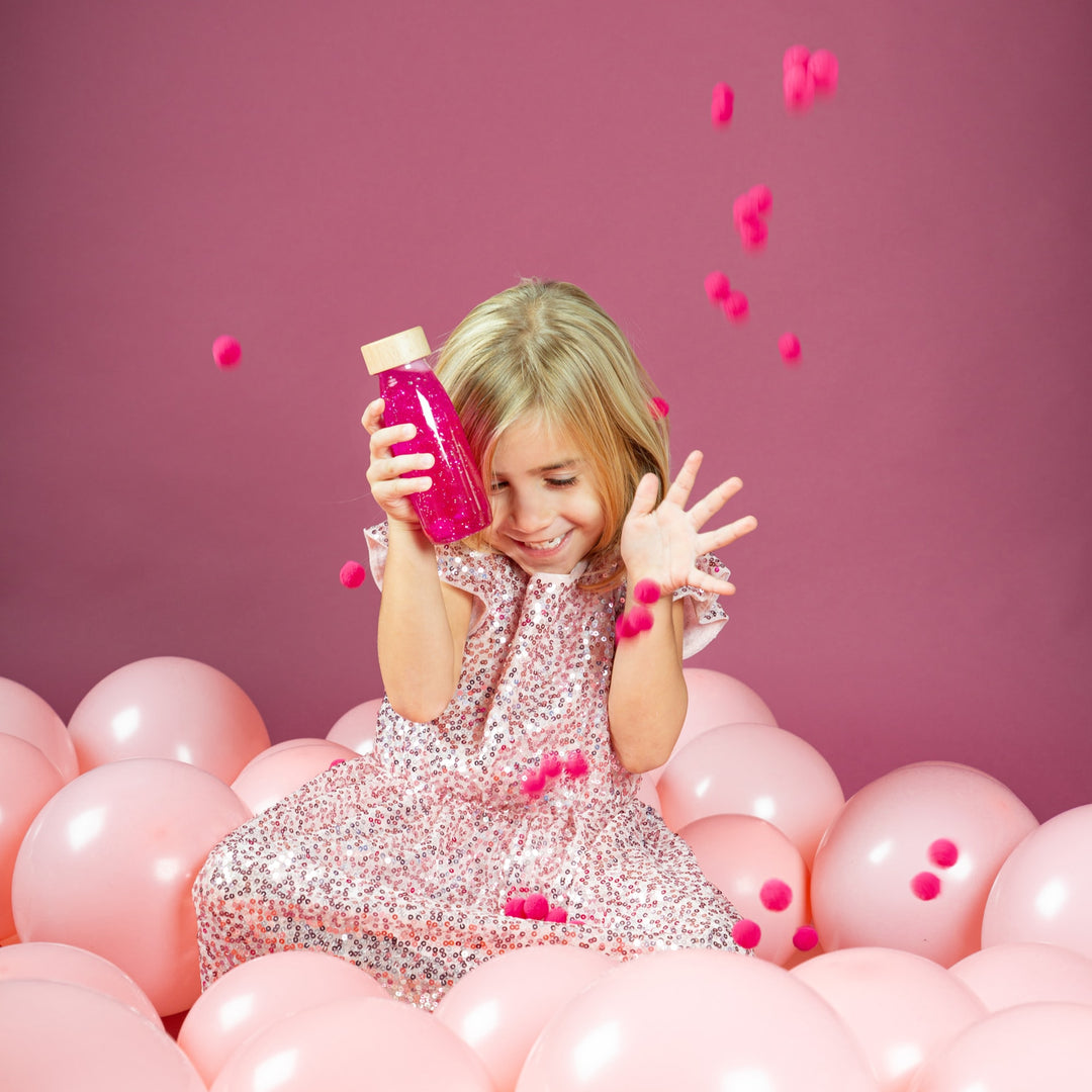 Petit Boum | Bottiglia Sensoriale per bambini Float Bottle Pink