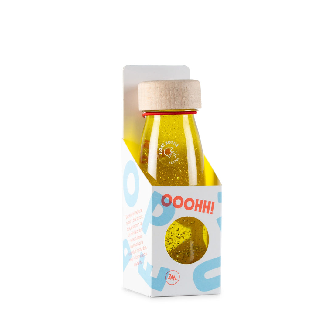 Petit Boum | Bottiglia Sensoriale per bambini Float Bottle Yellow