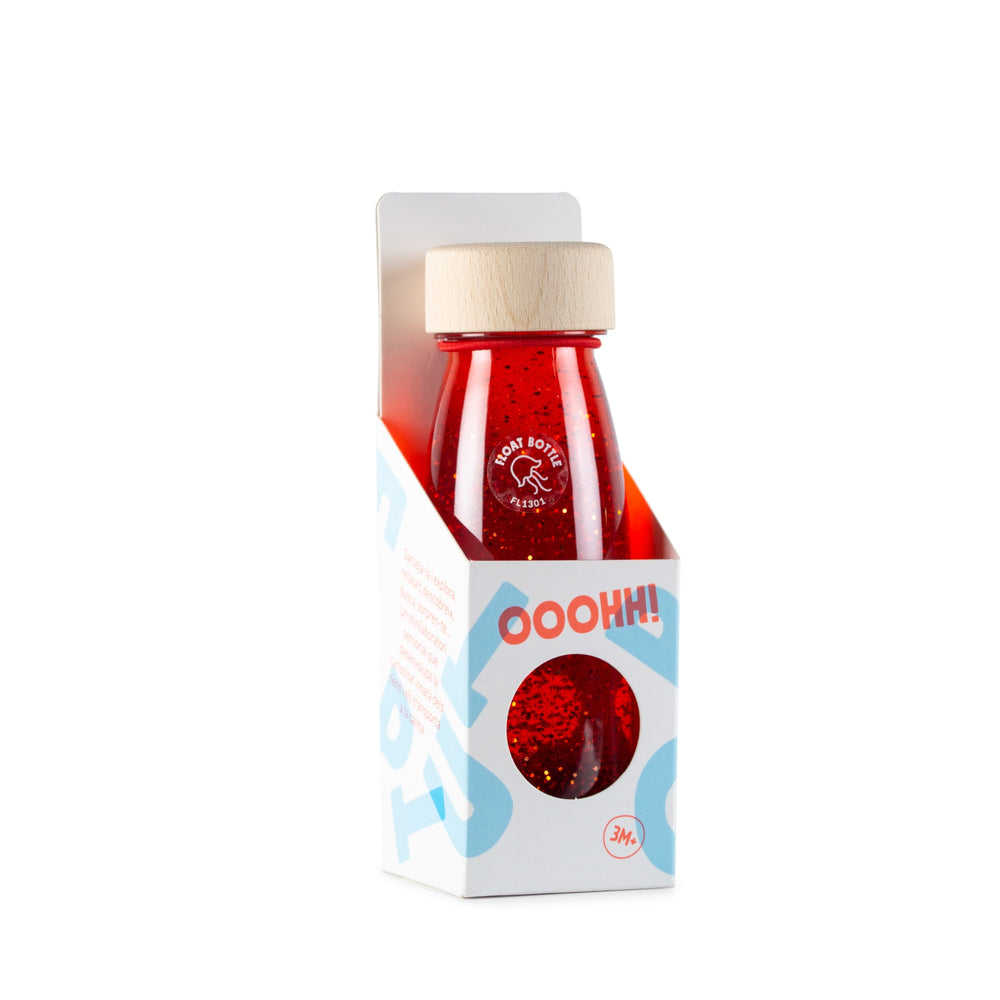 Petit Boum | Bottiglia Sensoriale per bambini Float Bottle Red
