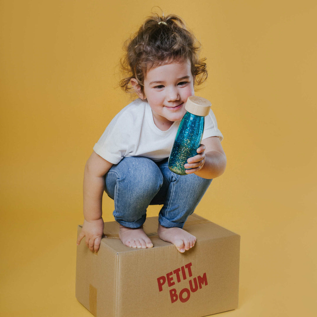 Petit Boum | Bottiglia Sensoriale per bambini Float Bottle Turquoise