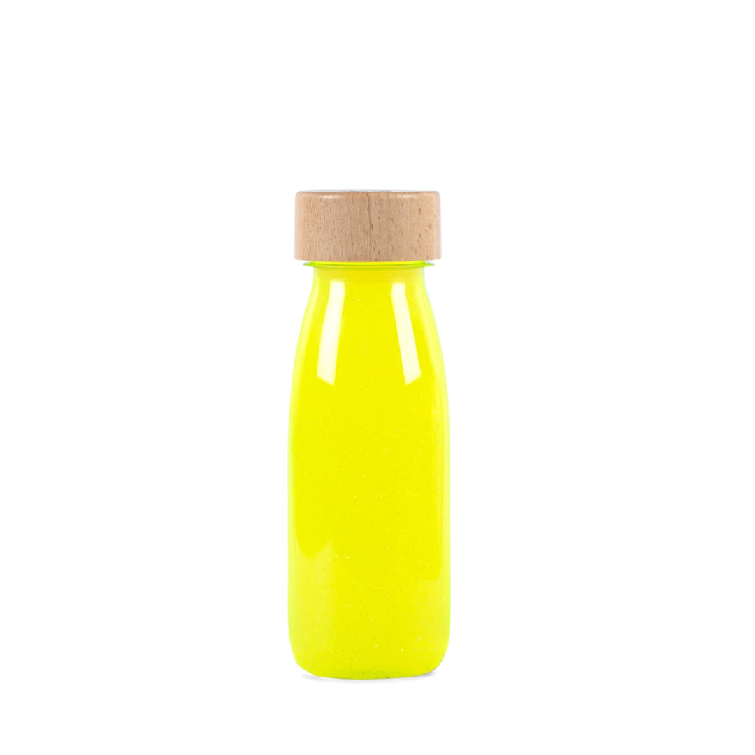 Petit Boum | Bottiglia Sensoriale Fosforescente Float Fluo Yellow