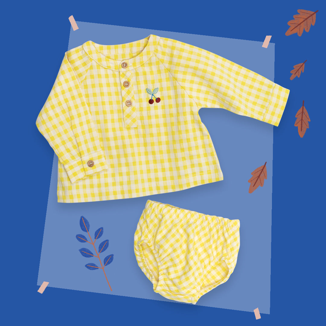 Camicia Quadretti Giallo, Félicie Pomme des Bois