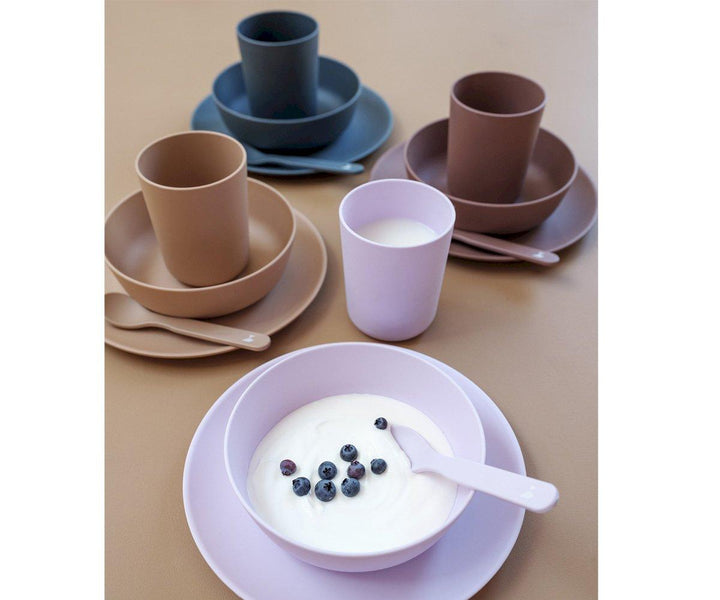 Set stoviglie in bio plastica Clay