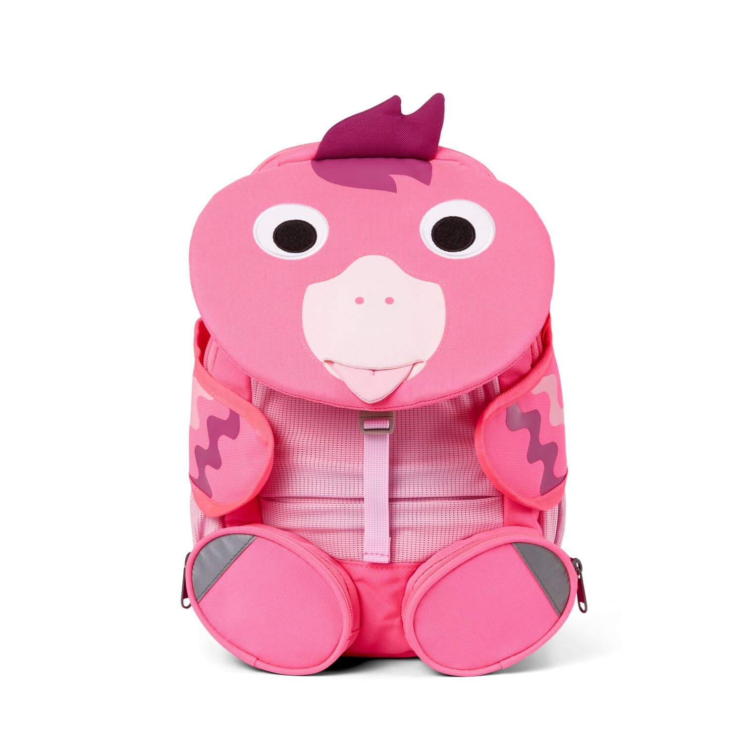 Zainetto Grande Neon Flamingo Fenicottero bambini 3-5 anni | Affenzahn