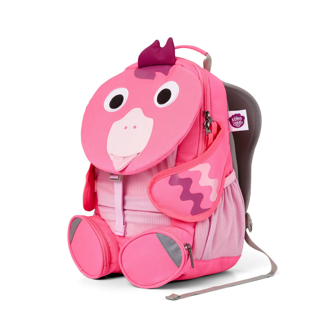 Zainetto Grande Neon Flamingo Fenicottero bambini 3-5 anni | Affenzahn