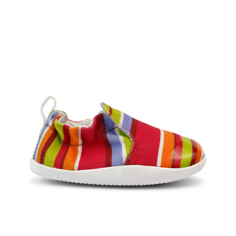 Bobux | Scarpa Camminata Assistita Scamp Xplorer Guava Stripe