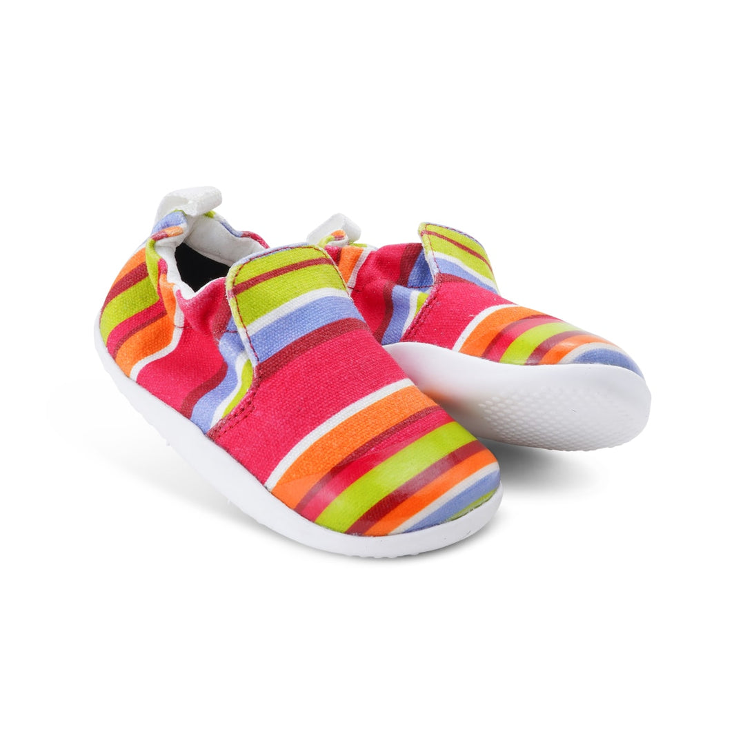 Bobux | Scarpa Camminata Assistita Scamp Xplorer Guava Stripe