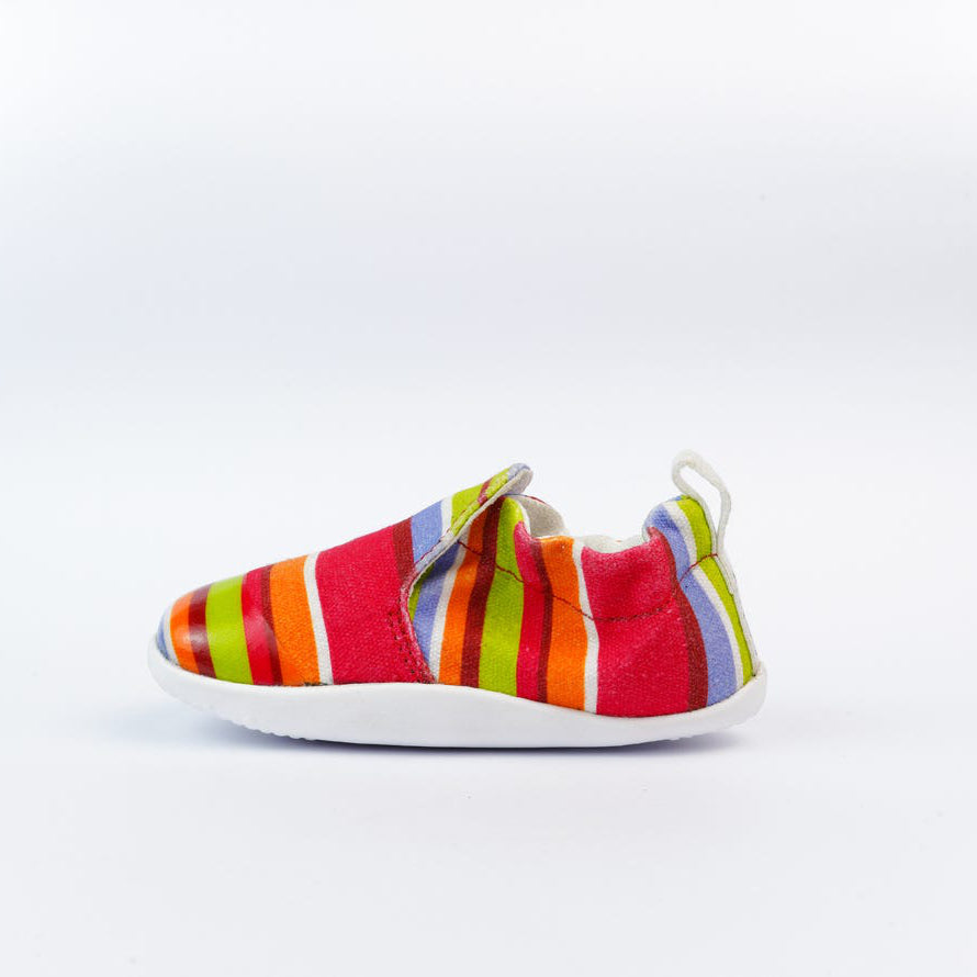 Bobux | Scarpa Camminata Assistita Scamp Xplorer Guava Stripe